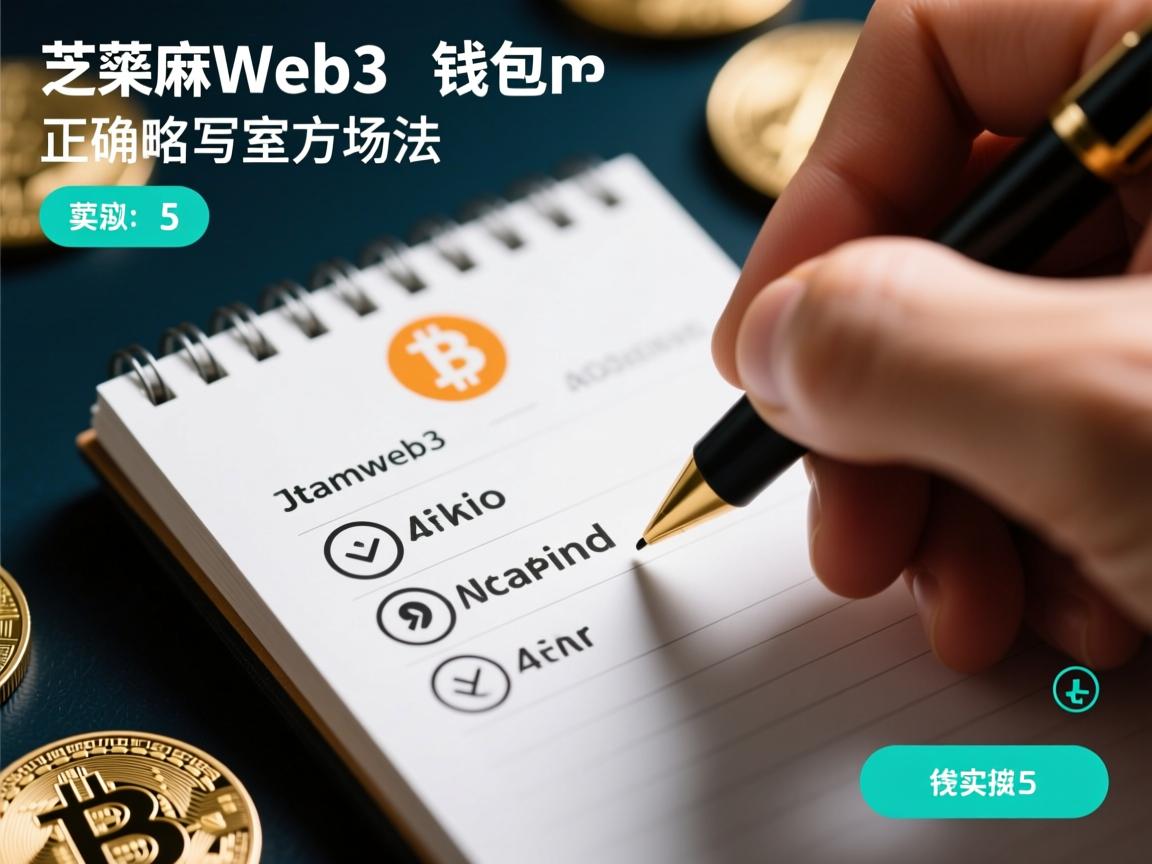 芝麻Web3钱包助记词的正确书写方法