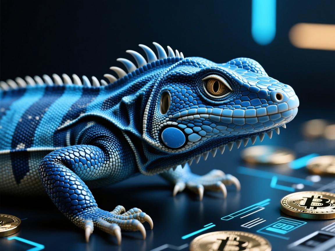 威图Web3蓝色蜥蜴皮,科技与时尚的完美融合 威图Web3蓝色蜥蜴皮,科技与时尚的完美融合