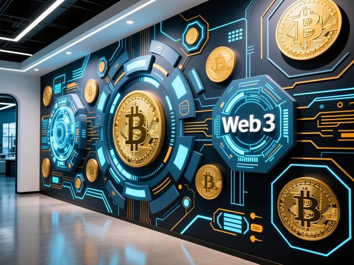 打造独特的Web3文化墙设计，展现科技与艺术的完美融合