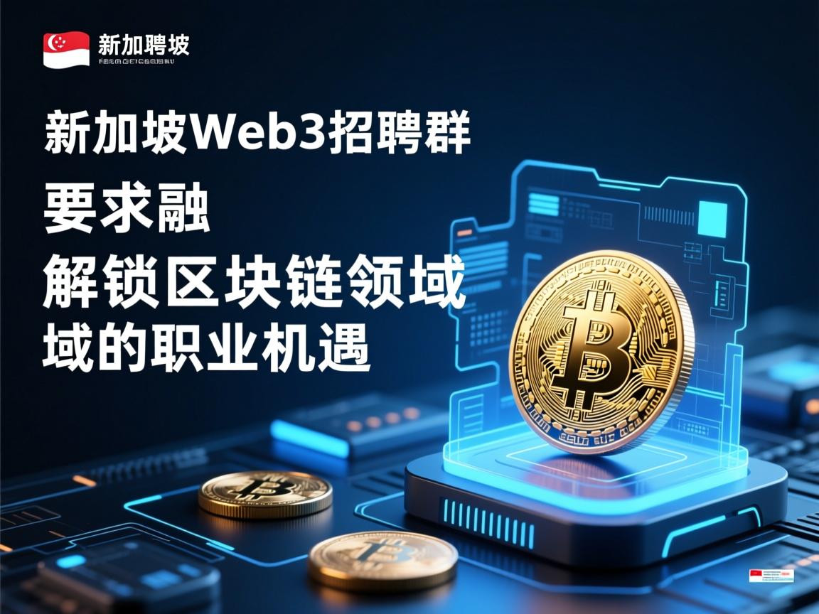 新加坡Web3招聘群，解锁区块链领域的职业机遇