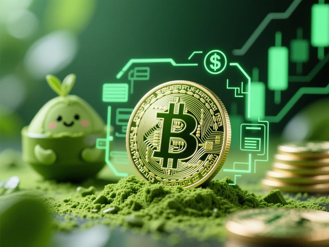 抹茶交易所形象,绿色金融的清新代表 抹茶交易所形象,绿色金融的清新代表