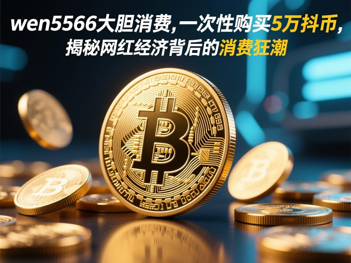 wen5566大胆消费，一次性购买5万抖币，揭秘网红经济背后的消费狂潮