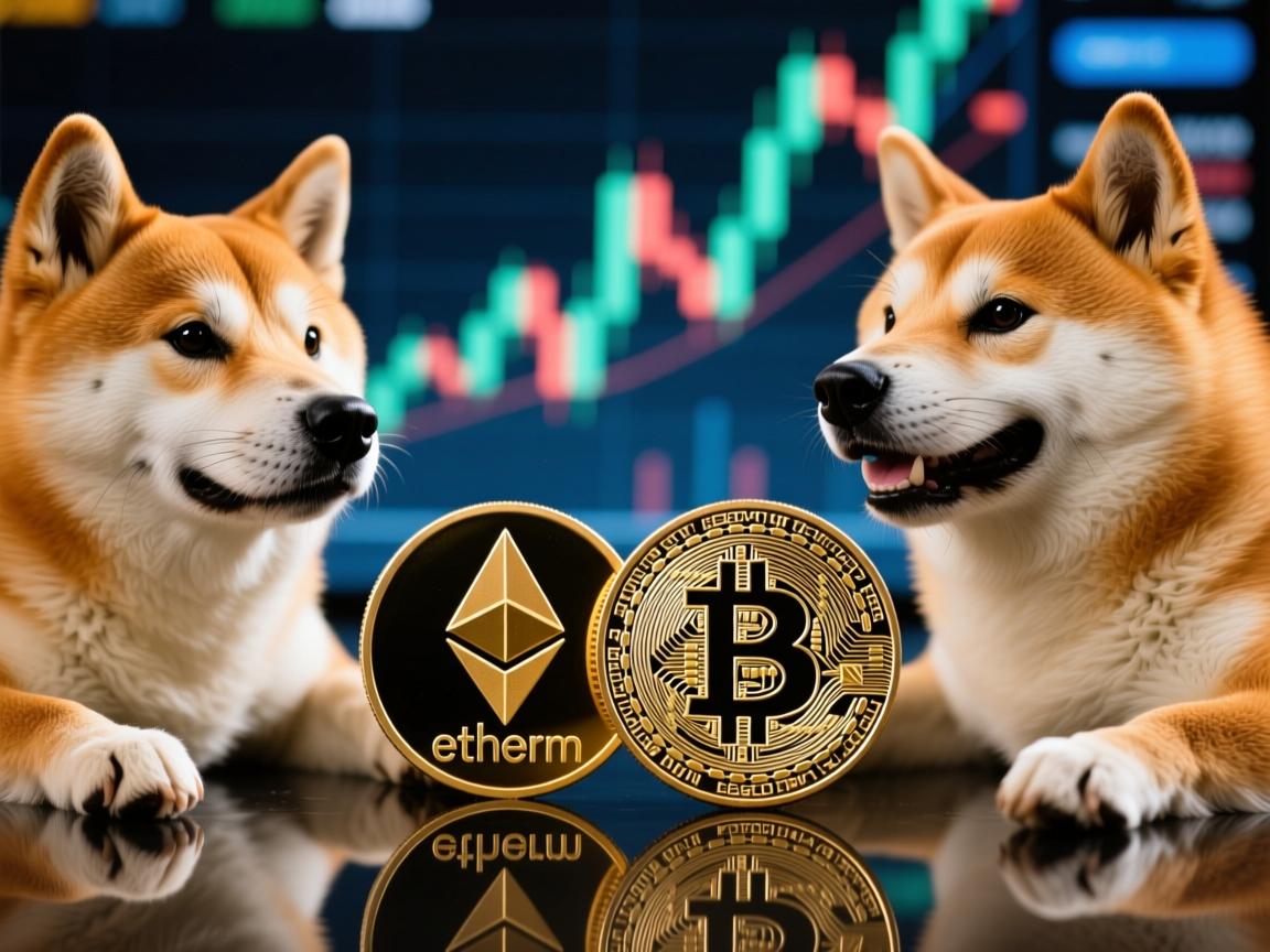 ETH币与DOGE币，加密货币市场的双雄对决
