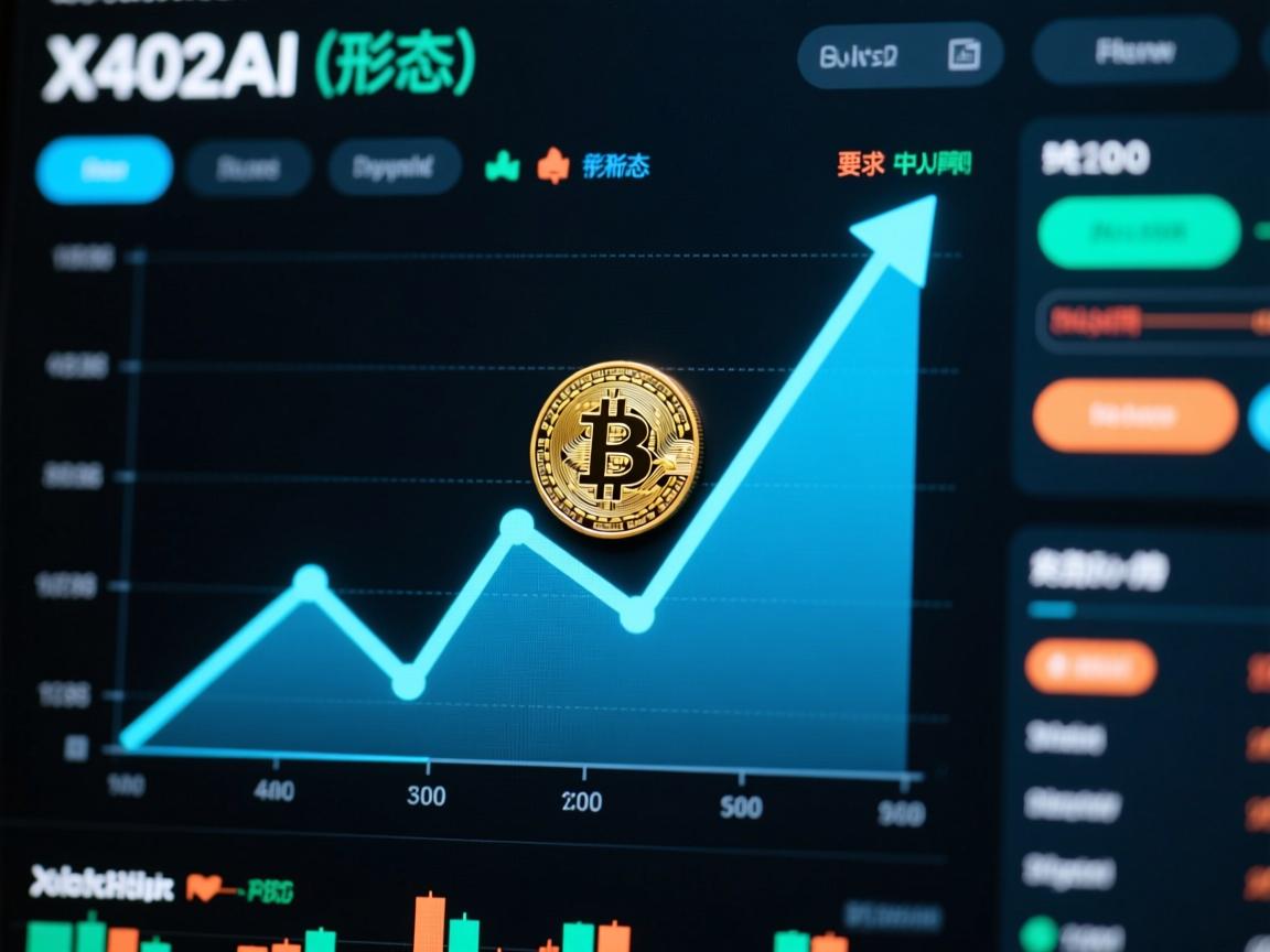 X402AI币上升楔形形态分析